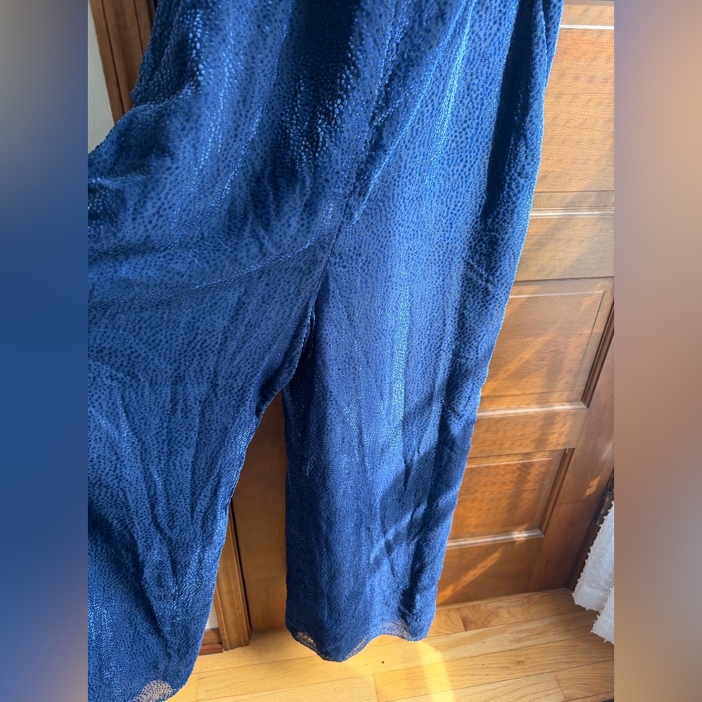 Anthropologie Velvet Nova Jumpsuit in Navy 🦋 - Picture 7 of 12